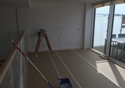 Hjørring midtby - ny maling på loft og vægge - Malerfirmaet Søren Olesen